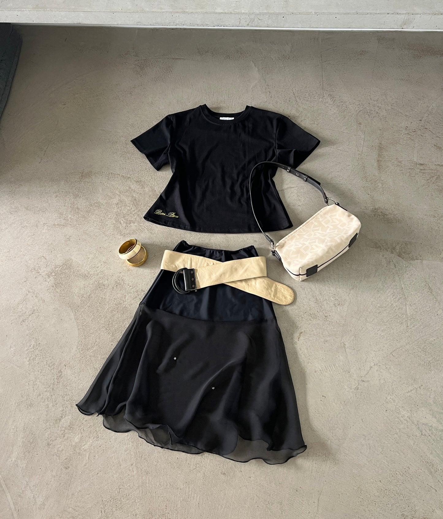 Black Curve Tee