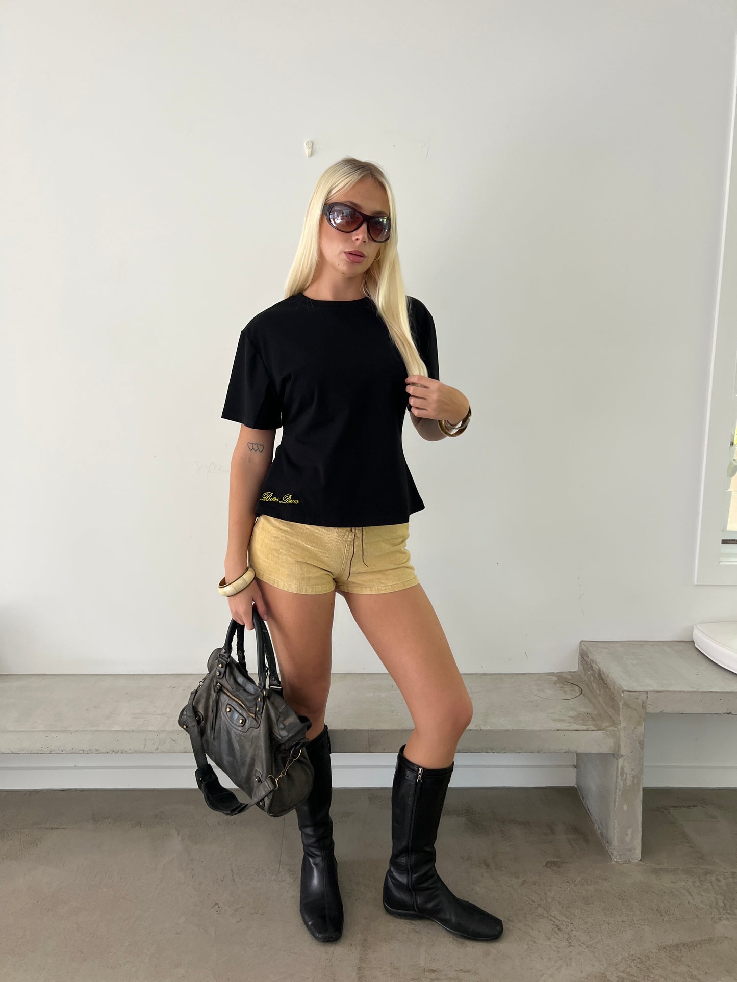 Black Curve Tee