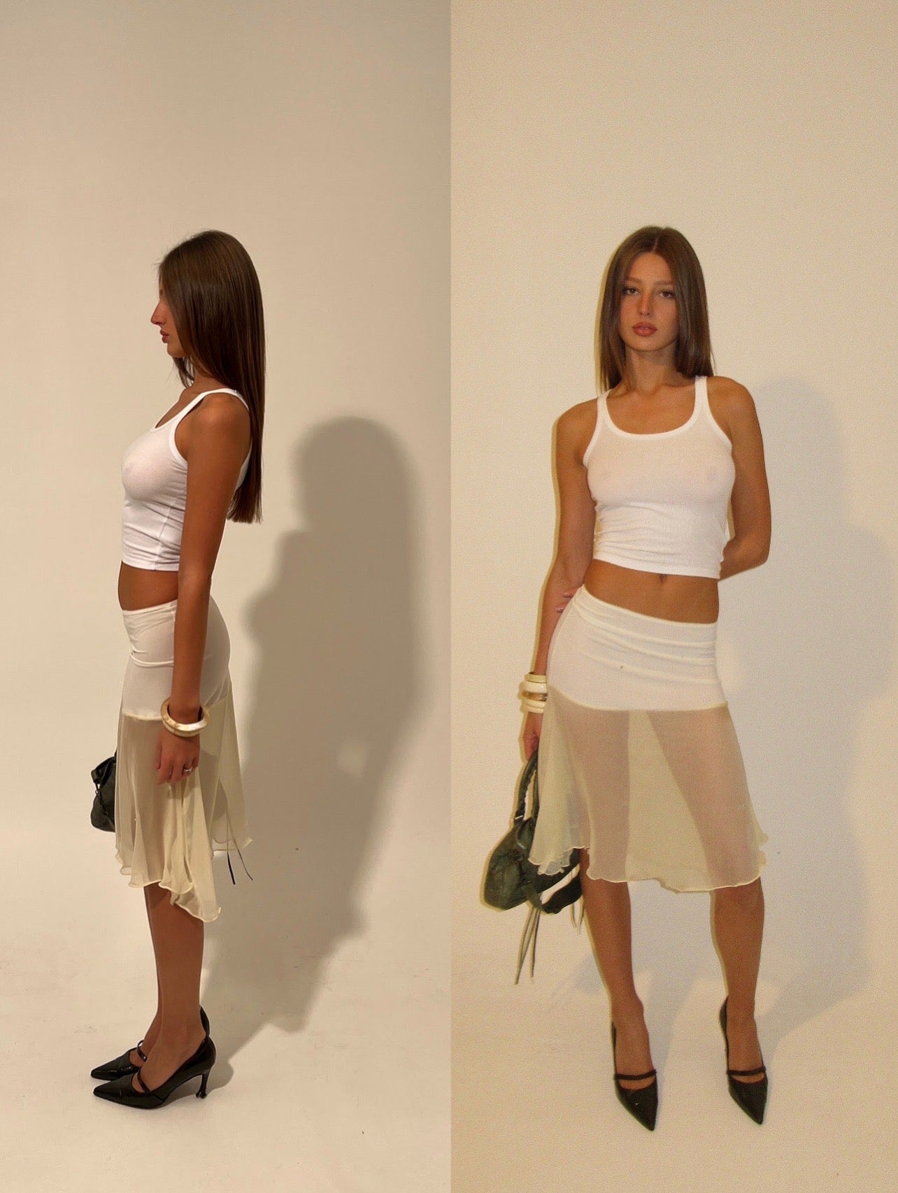 Limited Edition Butter Silk Slip Skirt