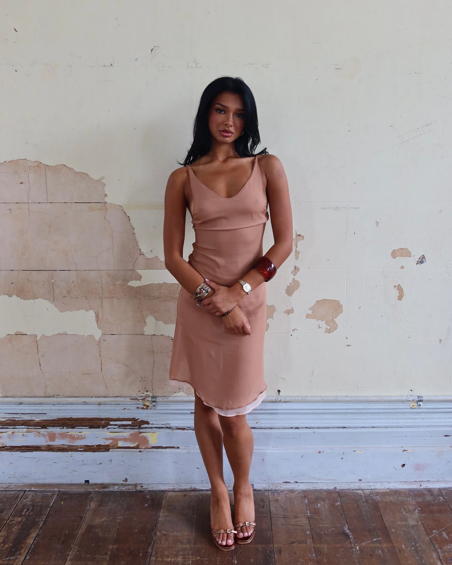 Paloma Silk Midi Dress