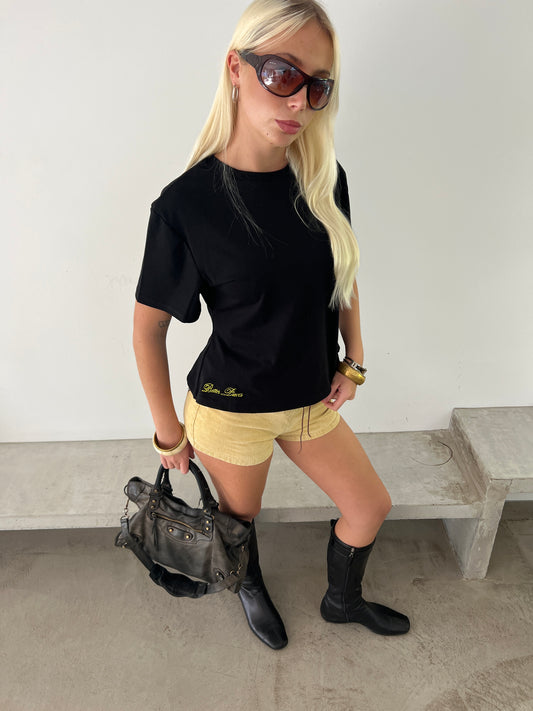 Black Curve Tee