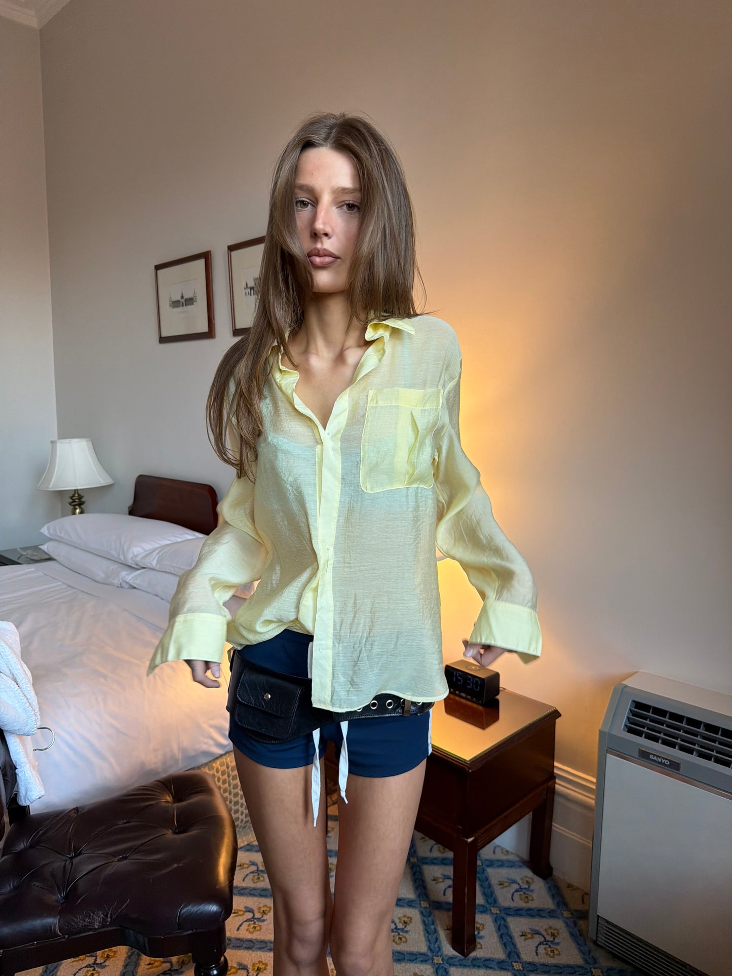 BUTTER Unisex Pleated Shirt (pre-order)